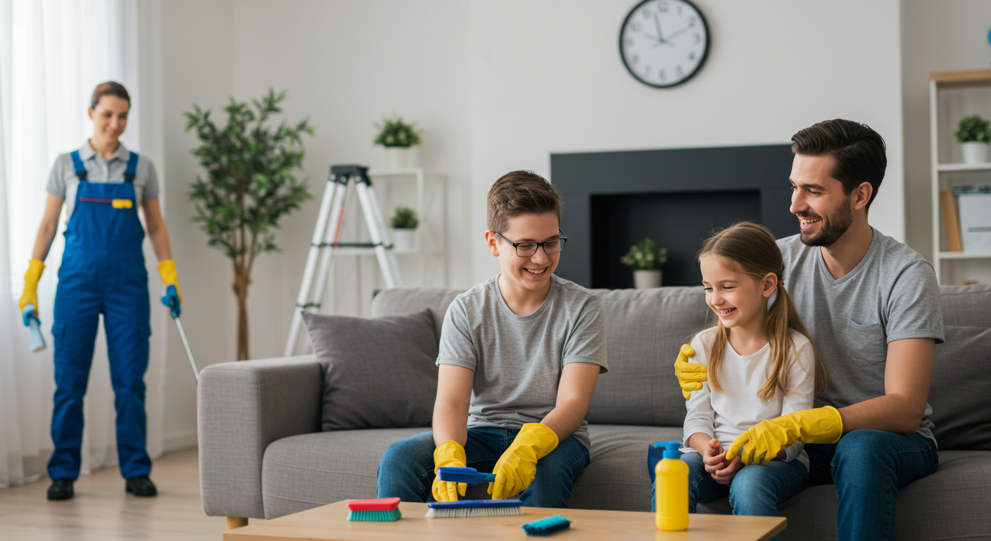 Happy Family Clean Home in Wheaton